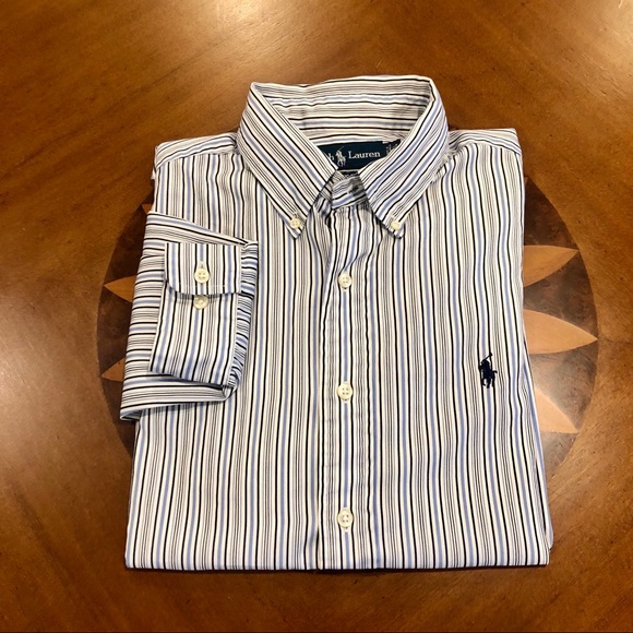 Ralph Lauren Other - Ralph Lauren 15.5, 34/34 Classic Fit Stripe Shirt